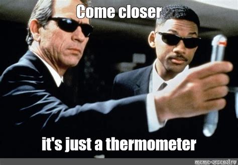 thermometer meme.